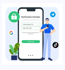 Rent a virtual phone number for OTP codes instantly